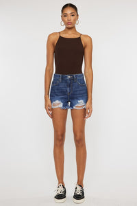 High Rise Mom Shorts - KC9145D
