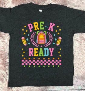 *DTG* Colorful Checkered Back To School