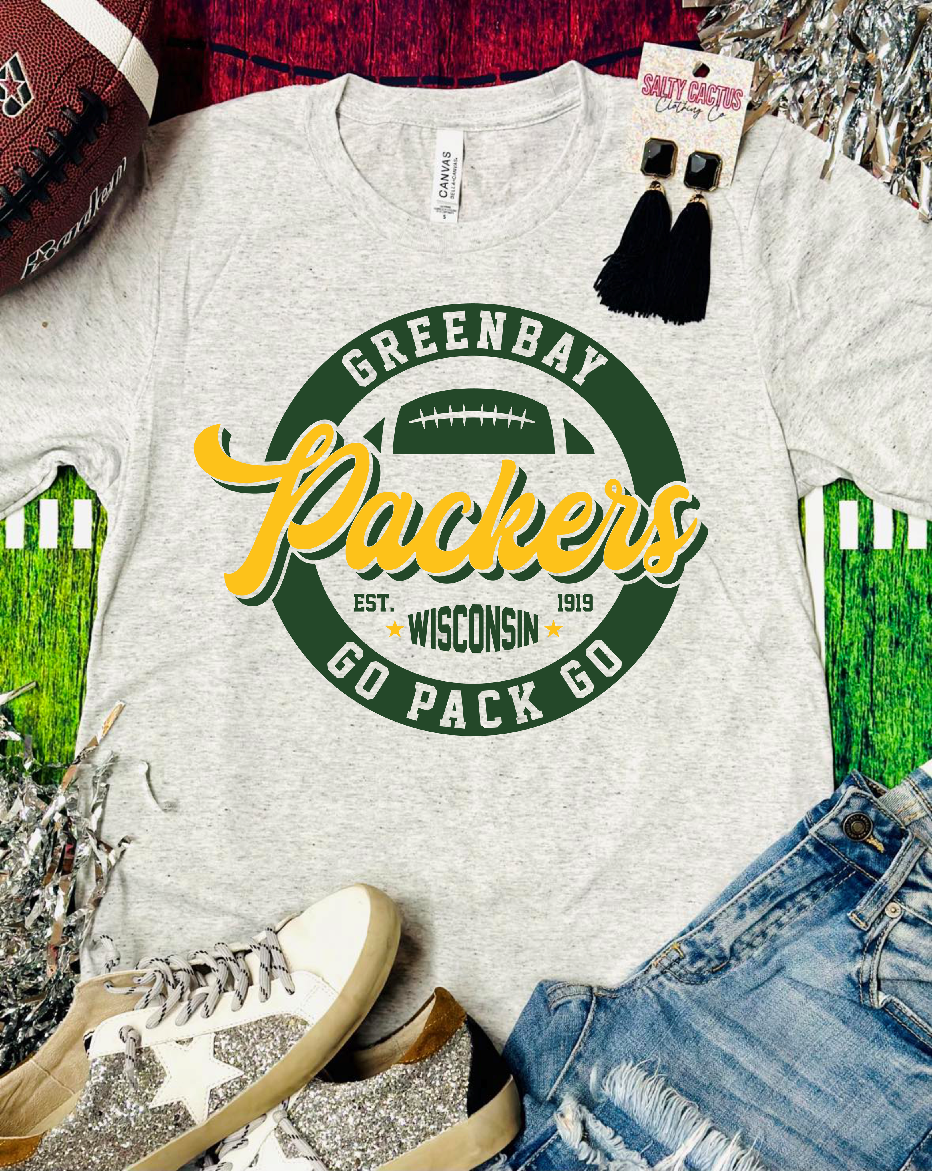 Go Pack Go Triblend Bella Tee