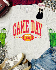 Game Day Distressed KC Triblend Bella