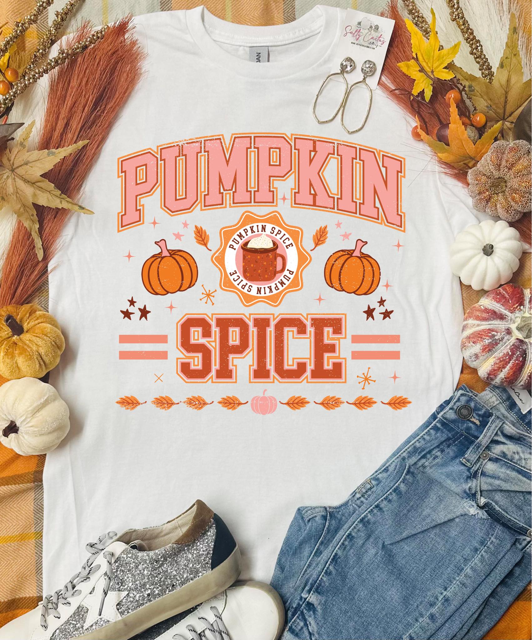 Pumpkin Spice Mug White Tee