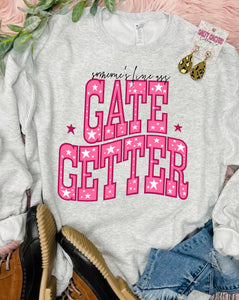 Someone's Fine Ass Gate Getter Ash Grey Sweatshirt