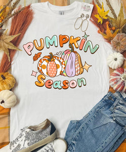 Pumpkin Season Gourd White Tee