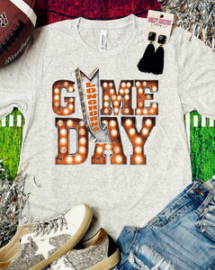 Game Day Marquee Longhorns Triblend Bella Tee