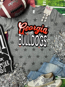 *DTG* Retro Stars Georgia Grey Star Tee