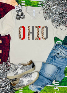 Ohio Leopard Tan Tee