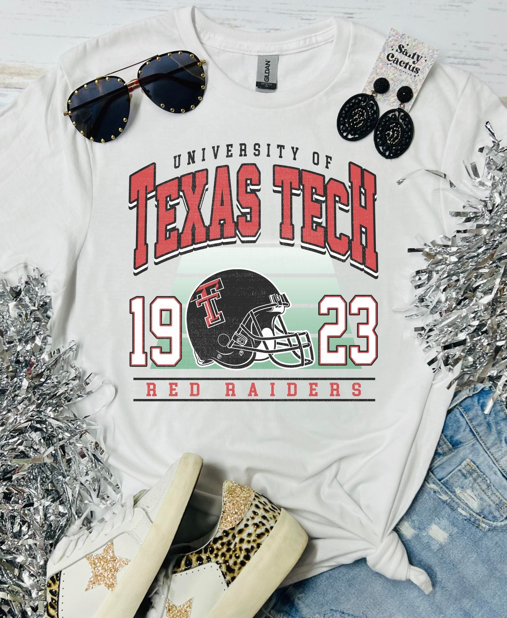 University of Texas Tech 1923 White Tee