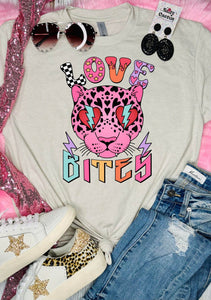 RTS Love Bites Neon Tiger Tan Tee