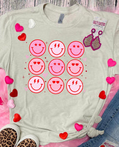 *RTS* Rocker Smileys Tan Tees
