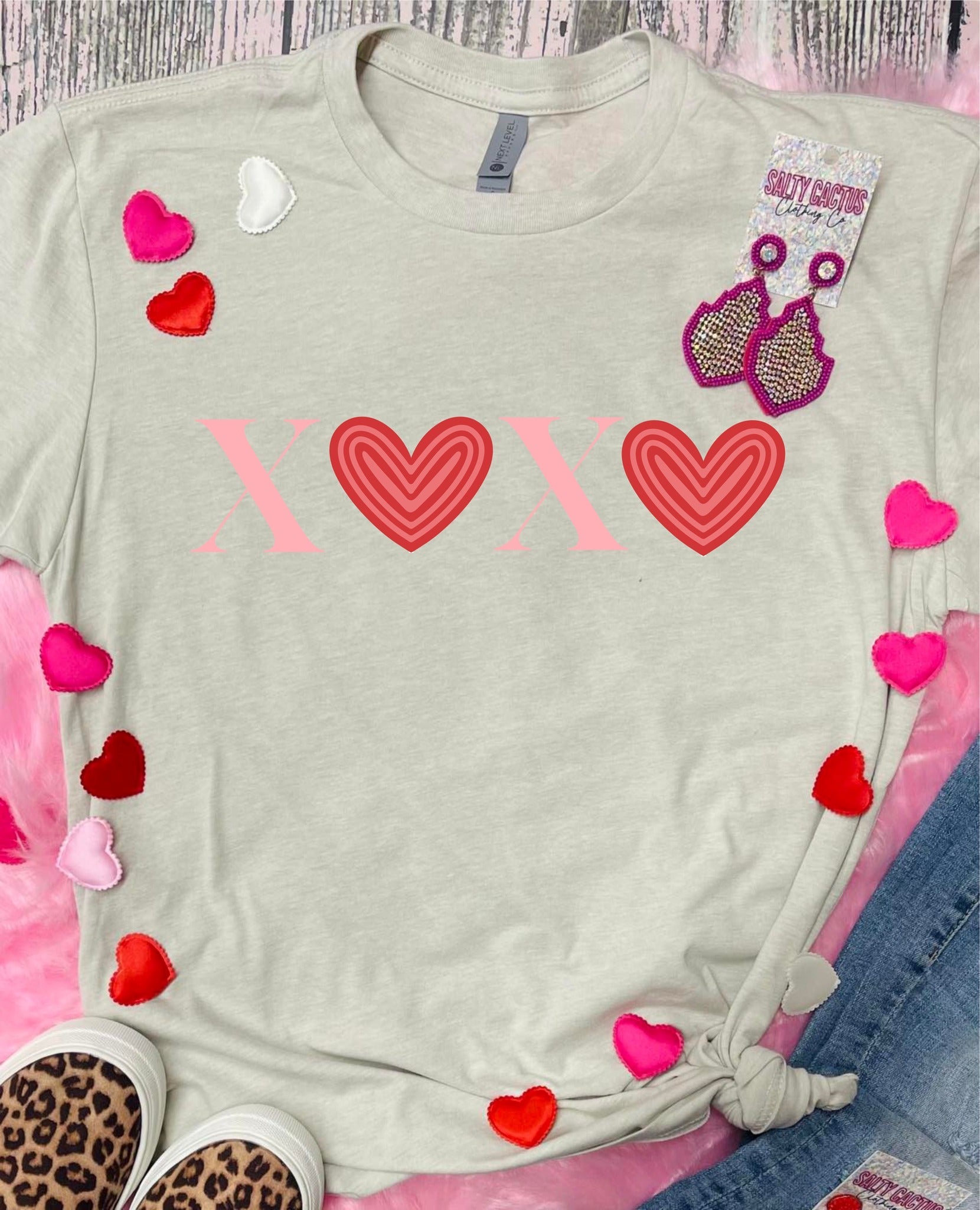 XOXO Retro Tan Tee