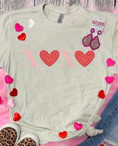 XOXO Retro Tan Tee