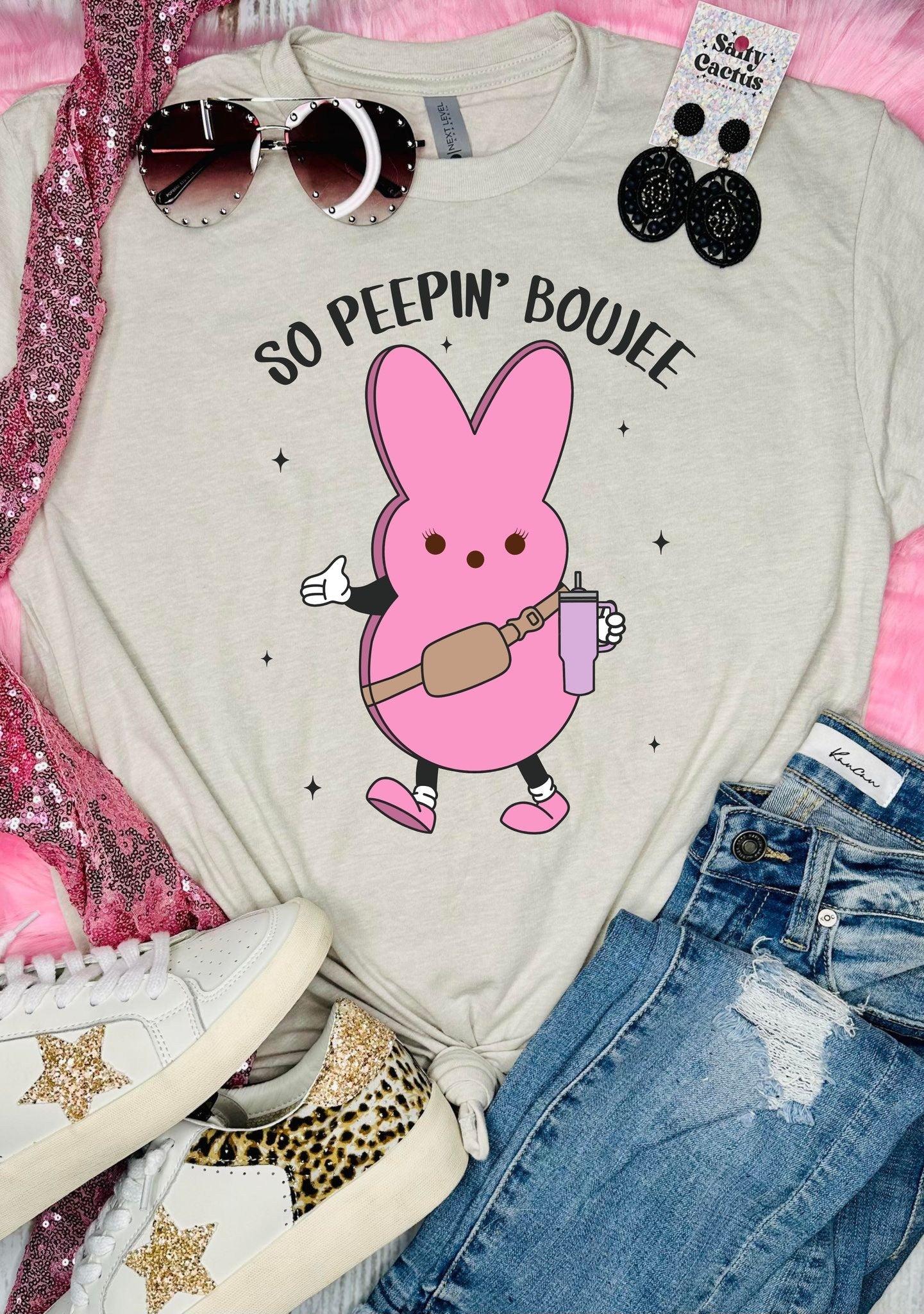 RTS* So Peepin Boujee Tan Tee