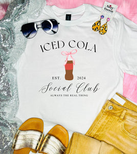 Iced Cola Social Club White