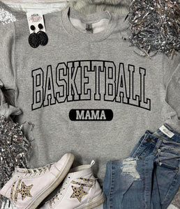 Basketball Custom Oxford Grey Sweatshirt
