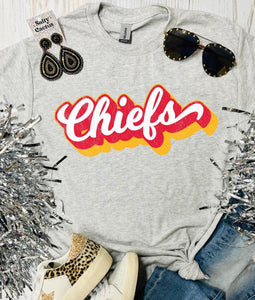 Chiefs Retro Ash Grey Tee