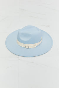 Fame Summer Blues Fedora Hat