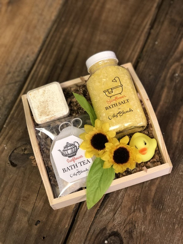 Sunflower Bath Gift Set