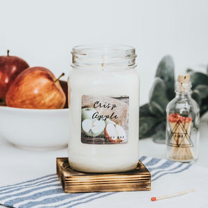 Crisp Apple 16oz Mason Pure Soy Candle