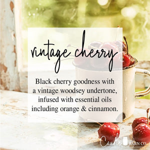 Vintage Cherry 16oz Mason Pure Soy Candle