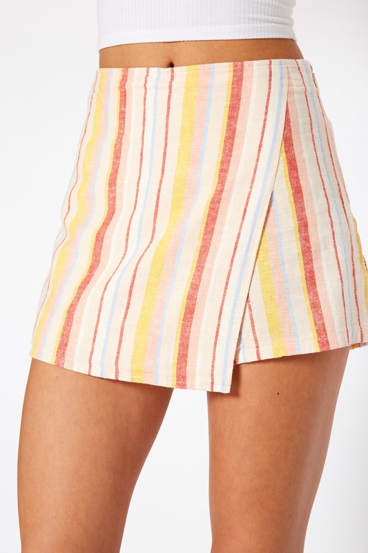 BELLATRIX STRIPE SHIRTED SHORT