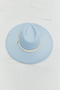 Fame Summer Blues Fedora Hat