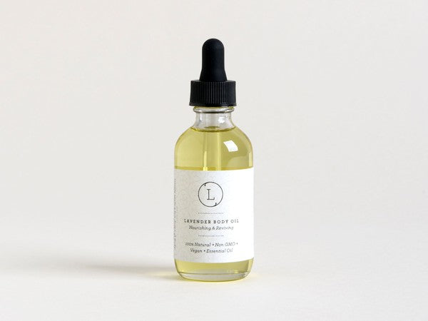 Natural Body Oil, Lavender Moisturizing Body Oil