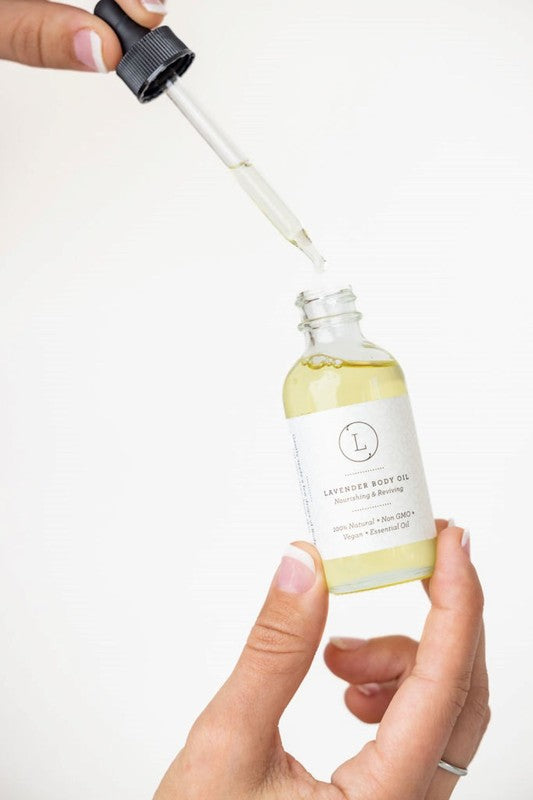Natural Body Oil, Lavender Moisturizing Body Oil