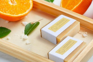 Natural Handmade Soap Bar, Orange Ylang Ylang Soap