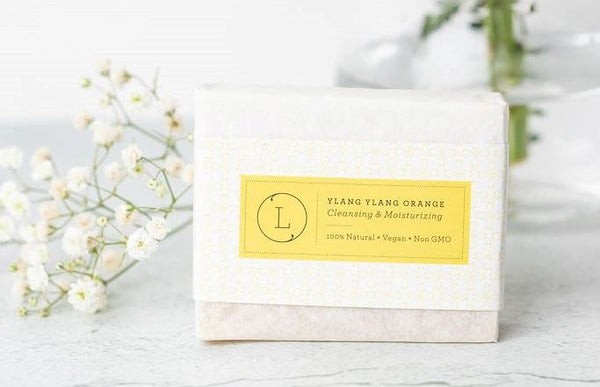 Natural Handmade Soap Bar, Orange Ylang Ylang Soap