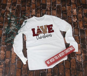 Love Christmas Leopard