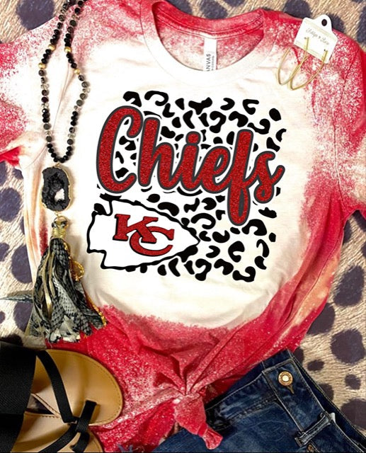 Leopard Custom Bleached Tee