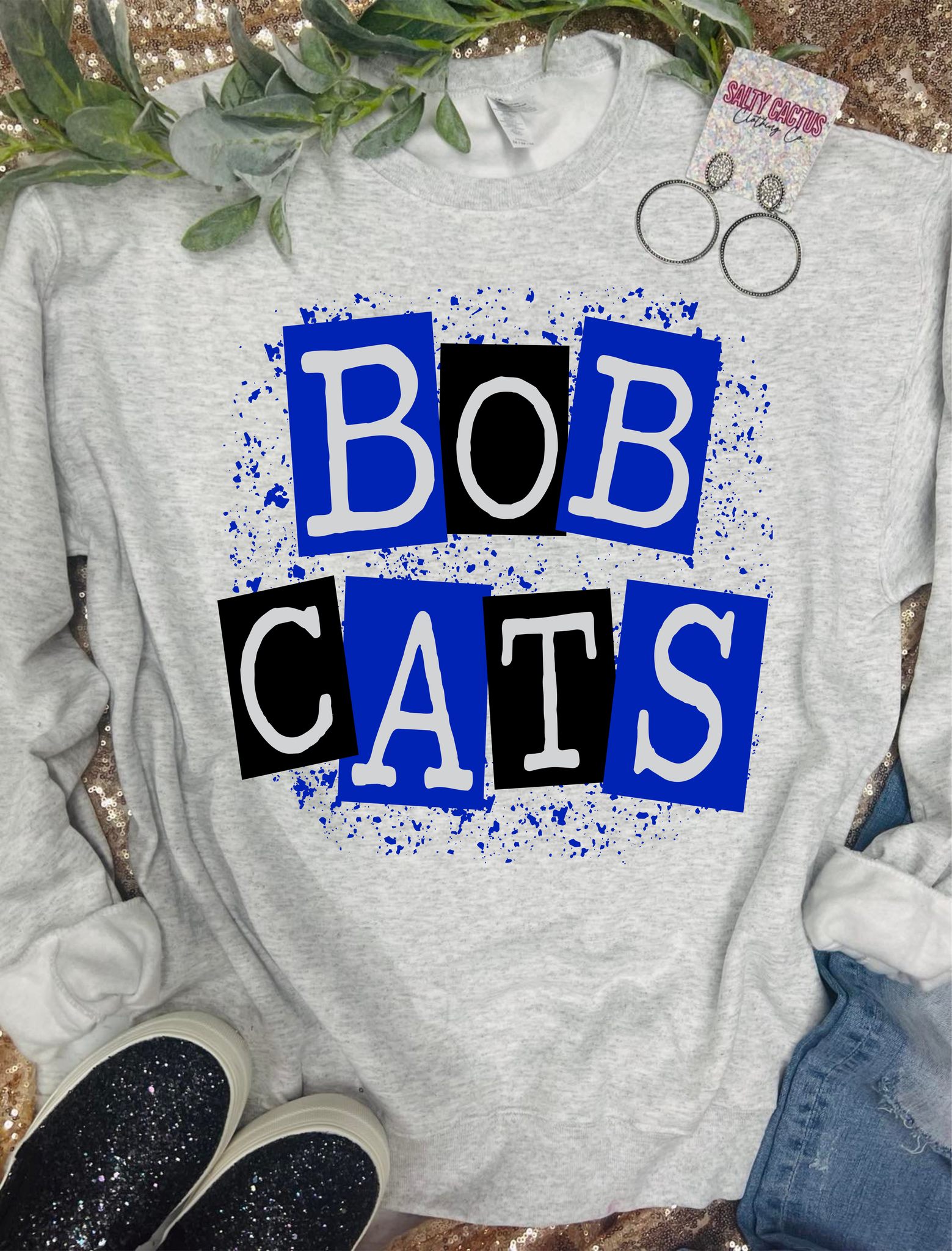 Mascot Squares Grey Sweatshirt