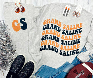 Bubble Letters Retro Spirit