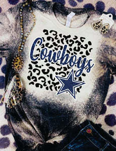 Leopard Custom Bleached Tee