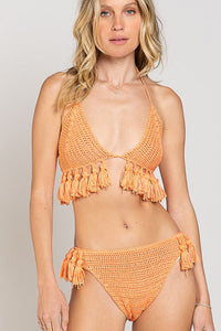 Sweater Bra with Tassel