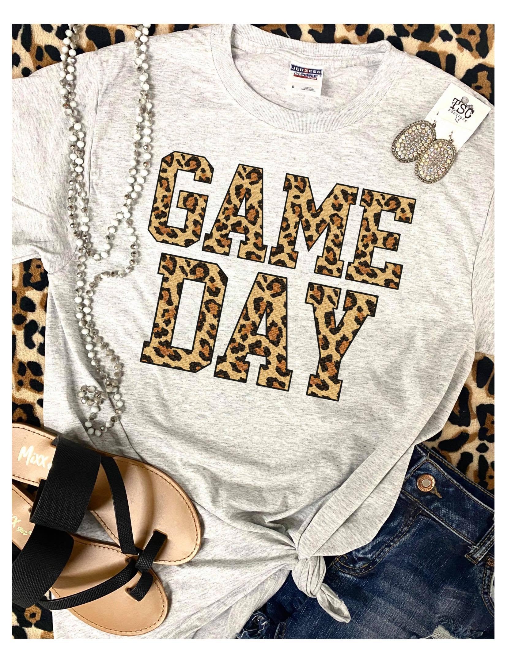 GAME DAY Leopard Sublimated Tee