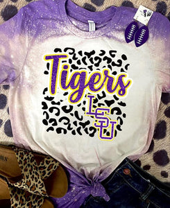 Leopard Custom Bleached Tee