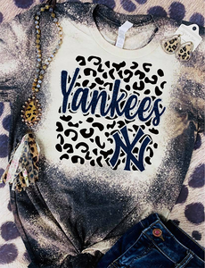 Leopard Custom Bleached Tee