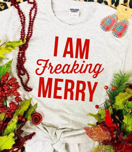 I am Freaking Merry Long Sleeve Tee