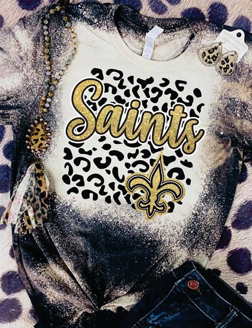 Leopard Custom Bleached Tee