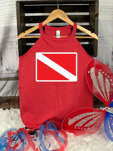 Scuba Flag(White Only)