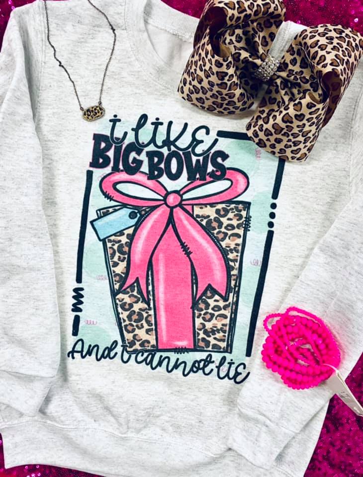 Kids I Like Big Bows Tee