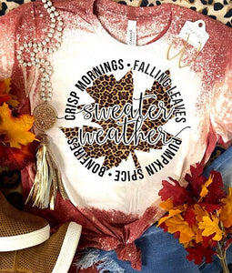 Sweater Weather Leopard Leaf