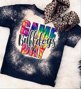 Youth Tye Dye Game Day Tee