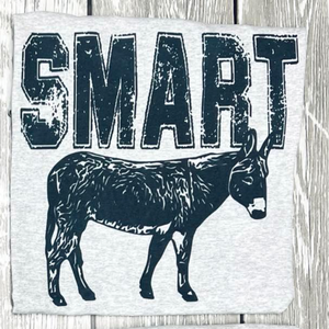 Smart A** Donkey Grey Tee