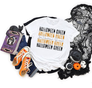 Halloween Queen Distressed Tee