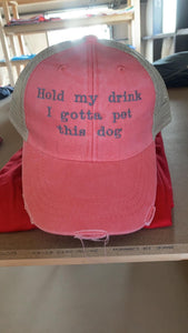 Hold My Drink Baseball Hat