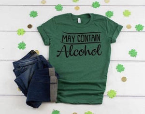 May Contain Alcohol White