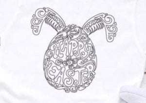 Bunny Egg Easter Coloring