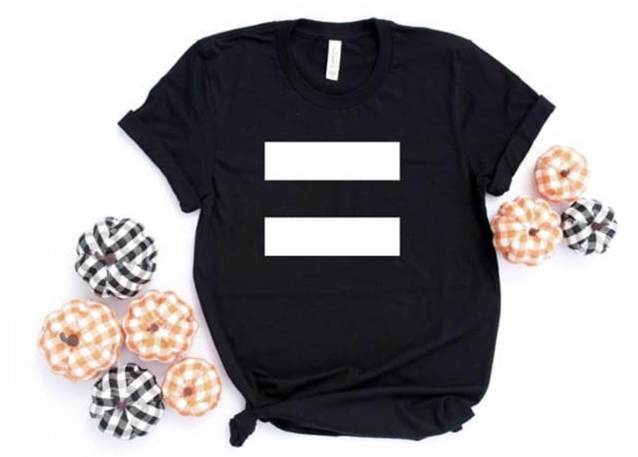 Equal Sign White